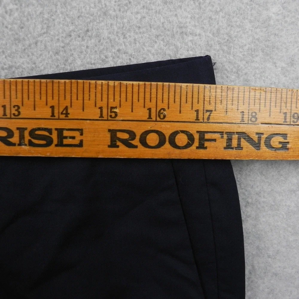 Banana Republic Dress Pants Mens 32x32 Standard Fit Super 120s Italian Wool Navy